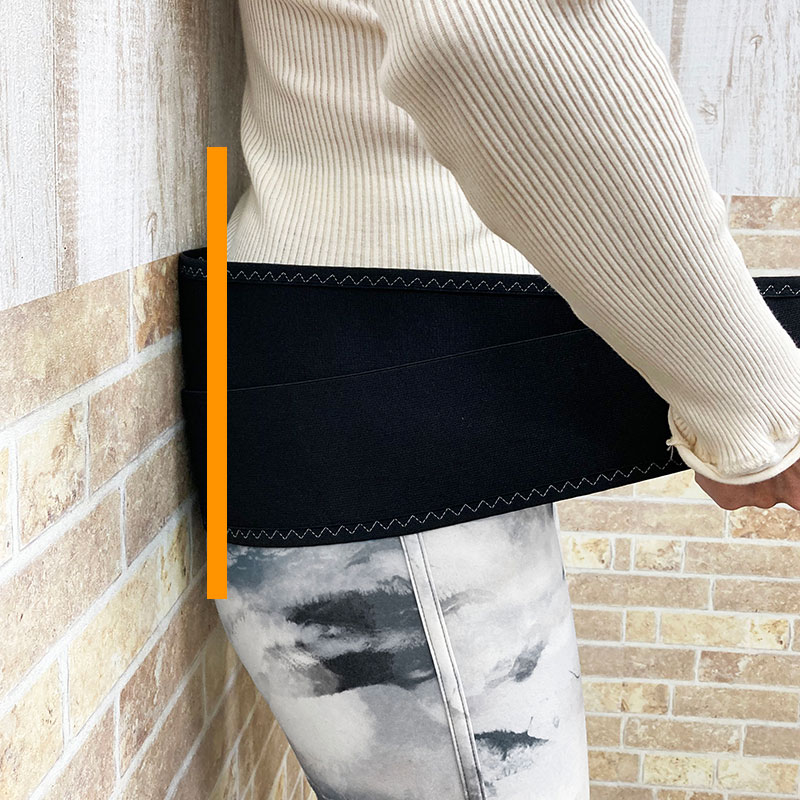 壁を使った装着 良い例